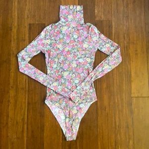 EUC H&M Floral Bodysuit